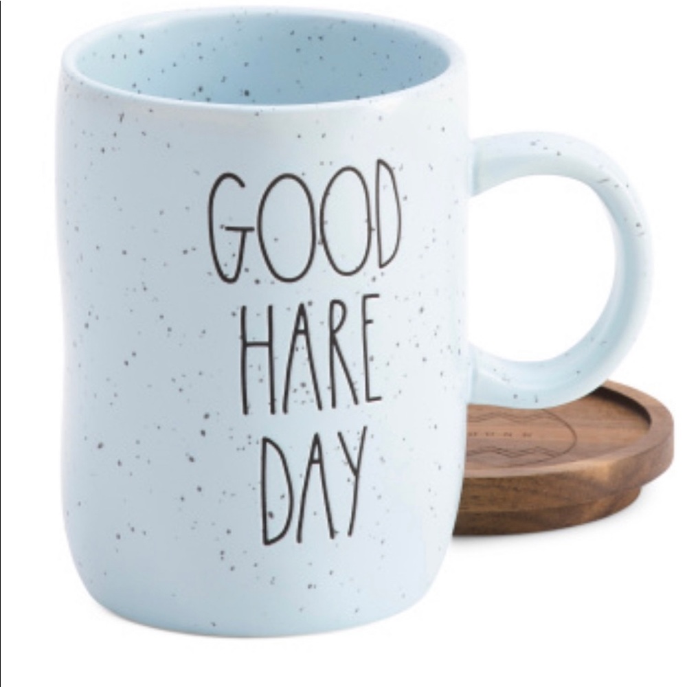 Rae Dunn GOOD HARE DAY Mug NWT